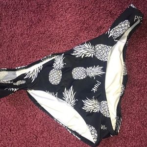 pineapple PINK bathing suit bottoms